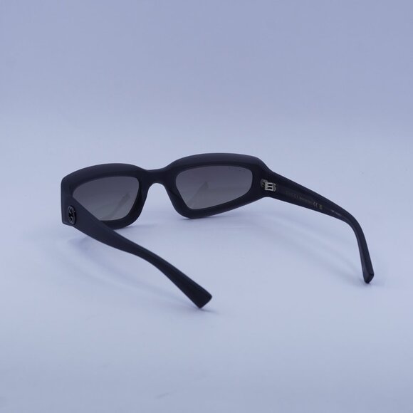 Gucci GG1787S 001 Sunglasses Dark Grey Cat Eye Frame, Grey Lenses - Picture 7 of 12